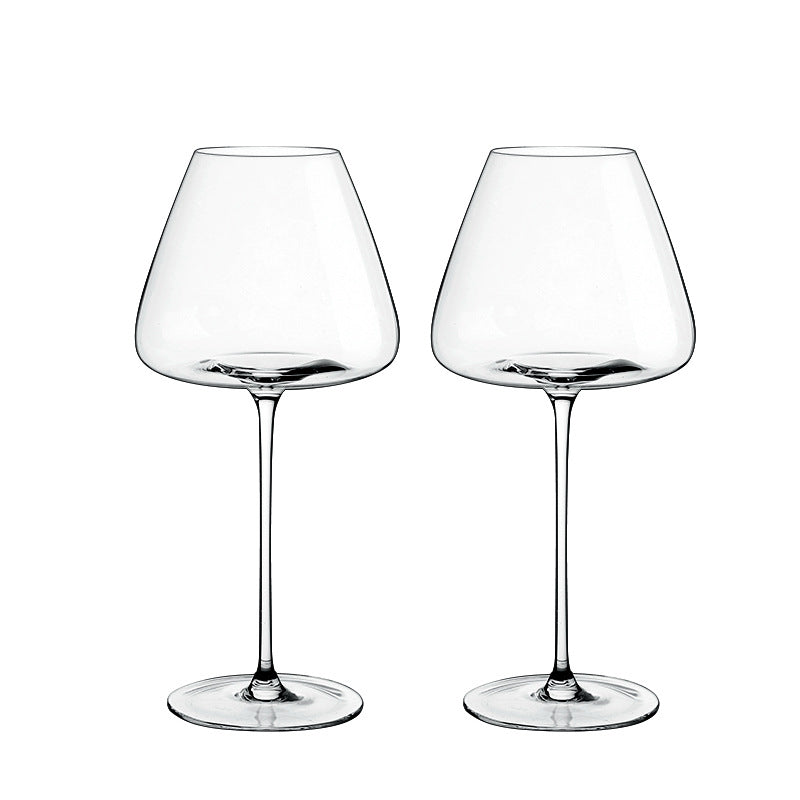Red Goblet Crystal Glass