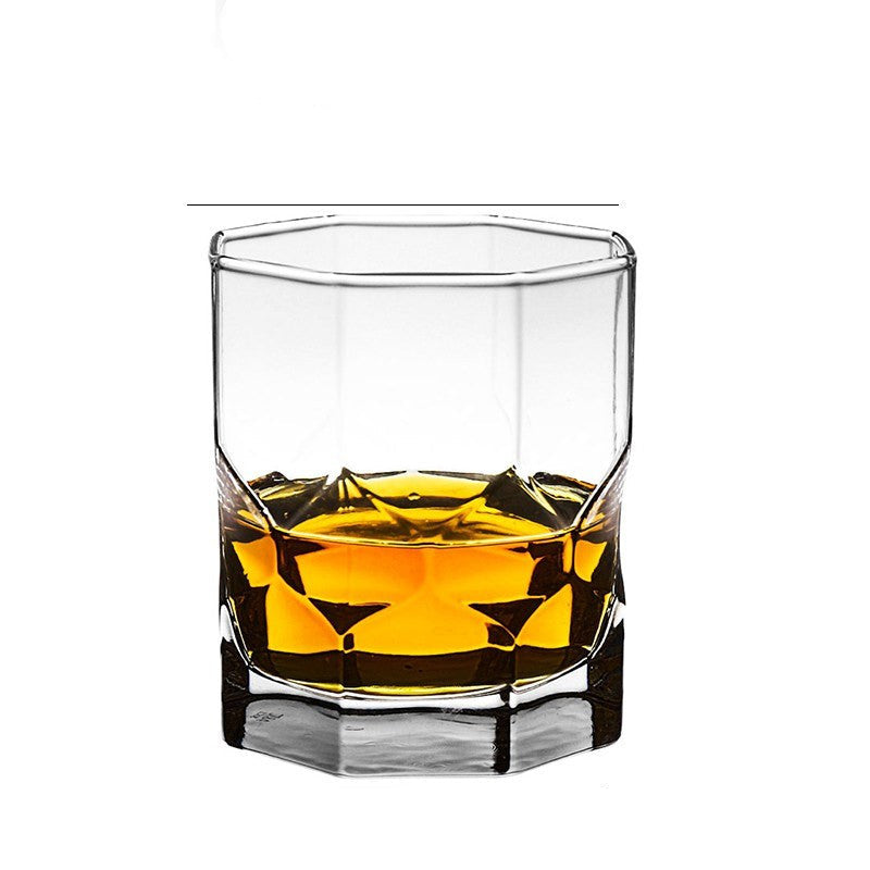 Octagonal Crystal Glass Set