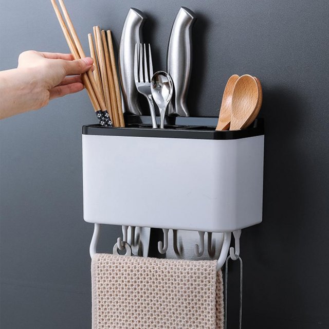 Kitchen Storage Wall Mounted Dish Drain Rack