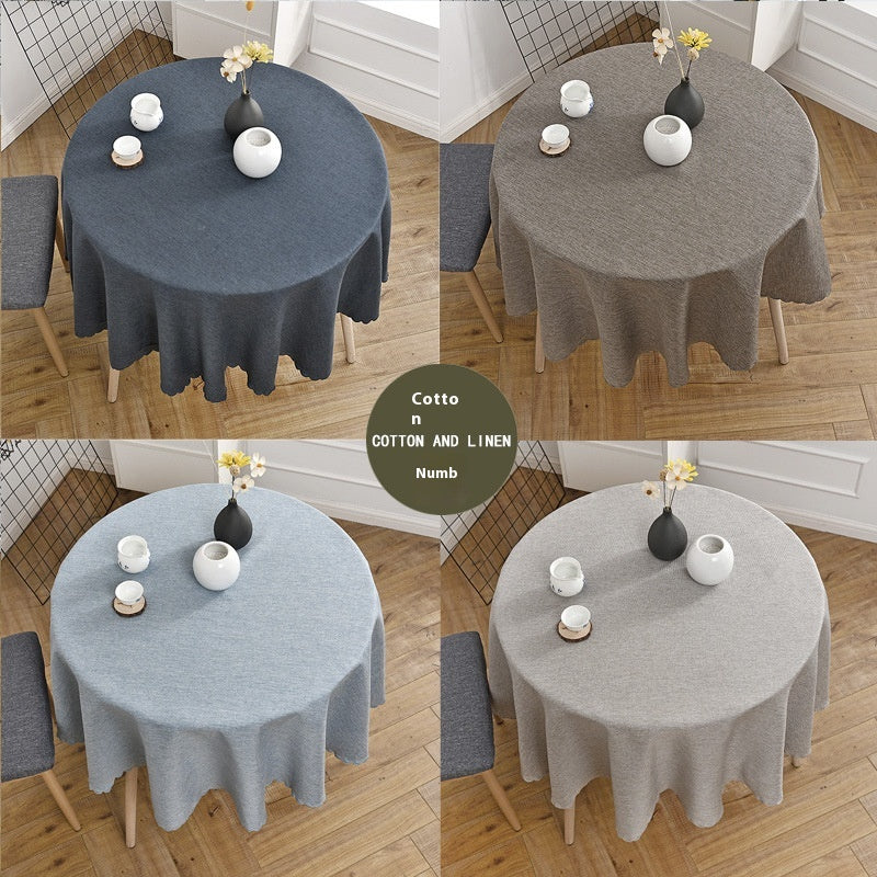 Chinese Style Round Dining Table Cloth Tea Table Mat