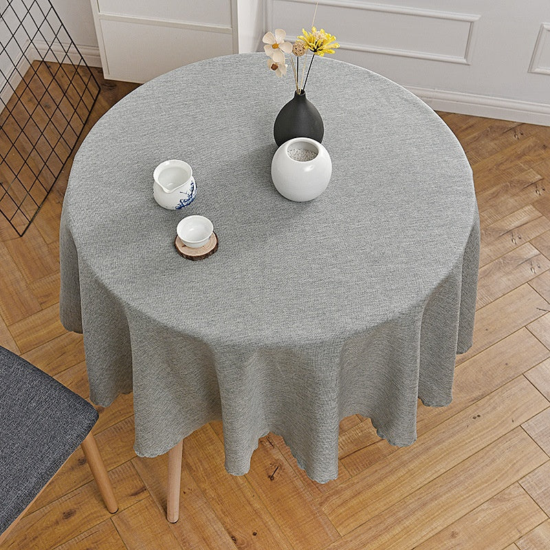 Chinese Style Round Dining Table Cloth Tea Table Mat