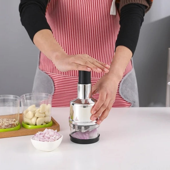 Vegetable Fruit Salad Onion Garlic Hand Chopper Cutter Dicer