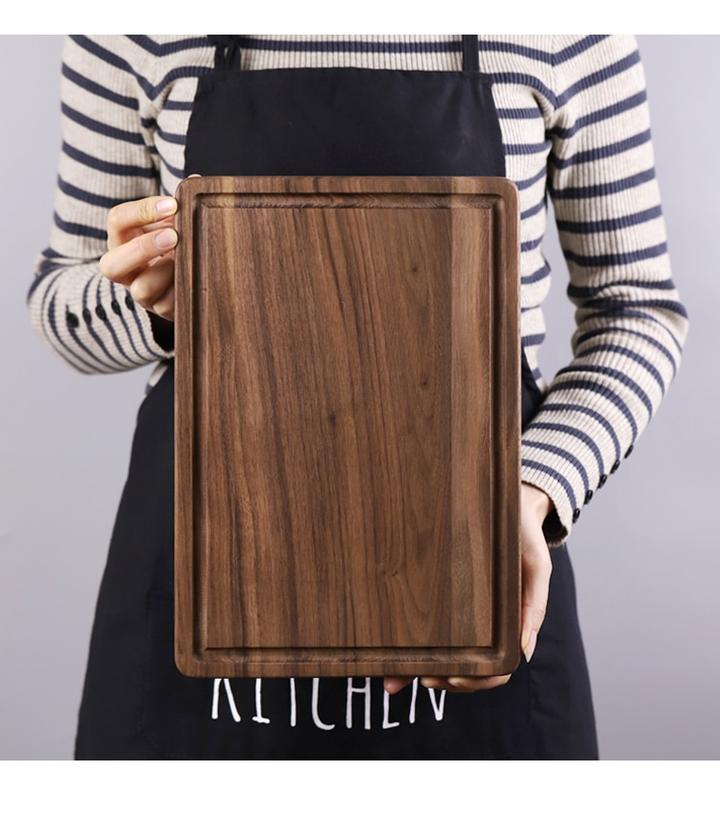 Black Walnut Wood Cutting Board Fruit and Chopping Tray