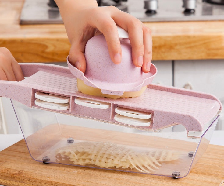 Multifunctional Vegetable Cutter for Home Slicing and Dicing