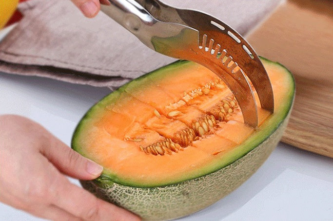 Stainless Steel Fruit Cutter For Watermelon, Melon, And Papaya
