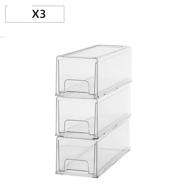 Refrigerator Freezer Storage Box with Egg Holder