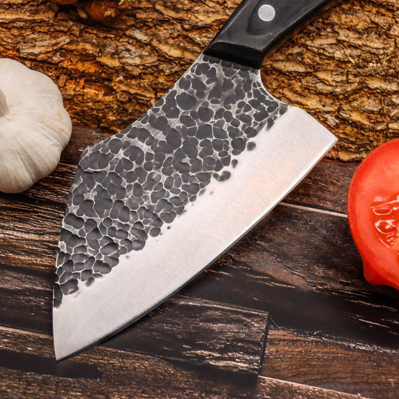 Hand Hammered Stainless Steel Outdoor Kitchen Deboning Knife