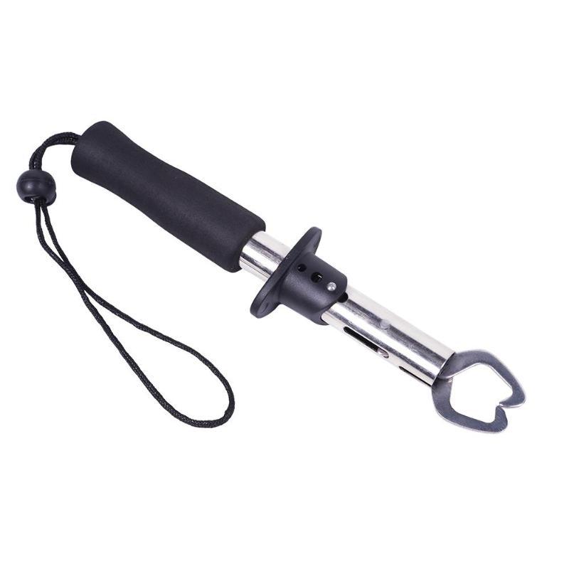 Stainless Steel Fish Tongs Double Buckle Fishing Pliers