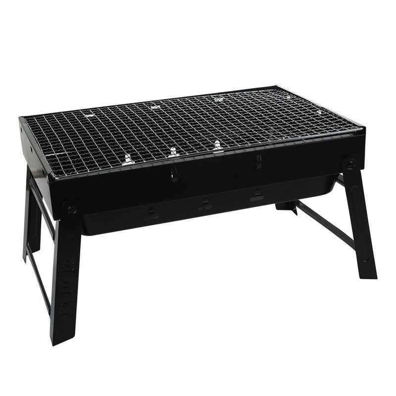 Stainless Steel Folding Charcoal Grill for Skewers