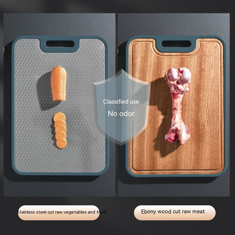 Ebony 304 Stainless Steel Double Sided Cutting Board