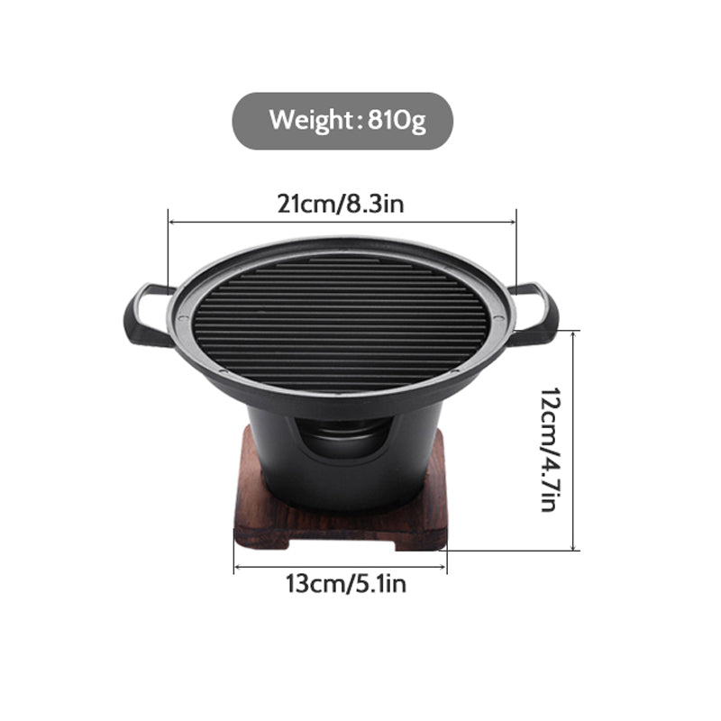 Mini Smokeless Alcohol BBQ Grill for Outdoor and Home Use