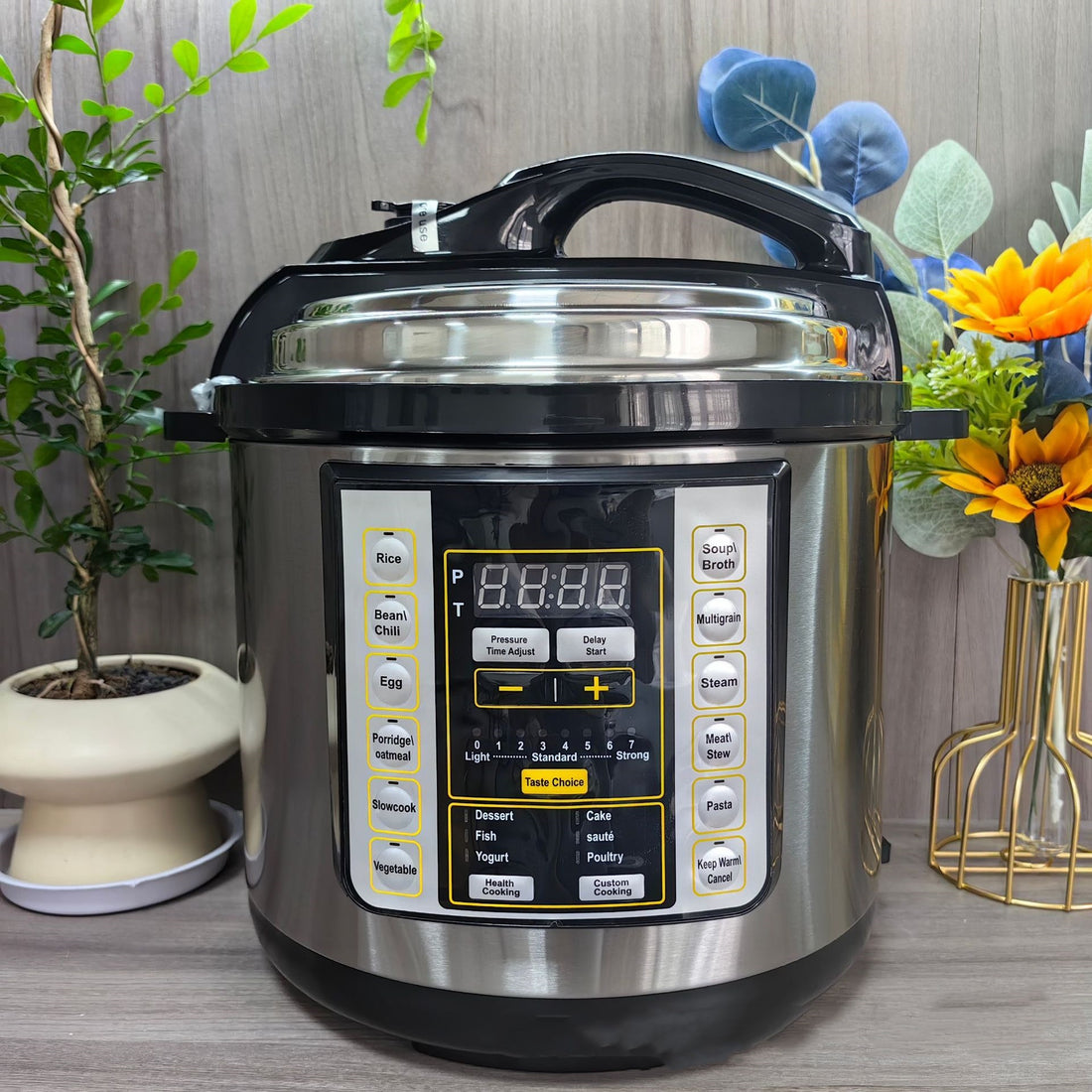 1.59 gal Multi Functional Electric Pressure Cooker Large Capacity
