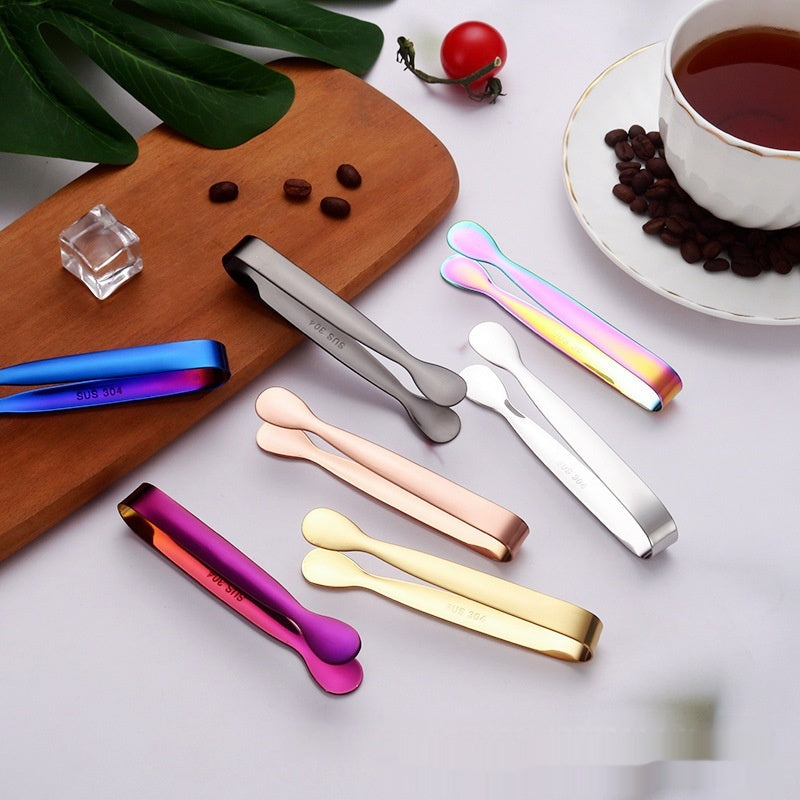 Stainless Steel Sugar Tongs With Thickened Design And No Burrs