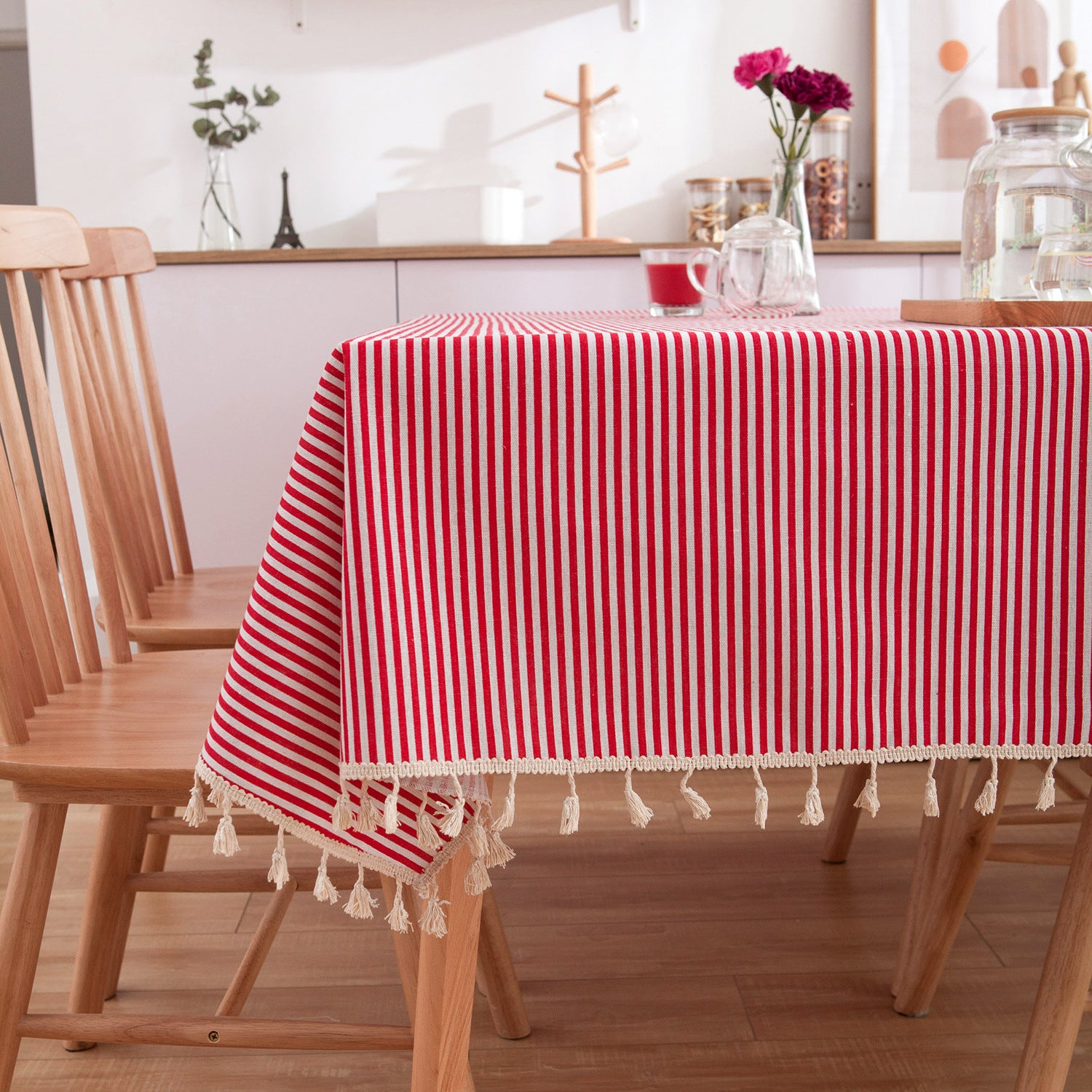 Cotton Linen Small Round And Square Table Cloth