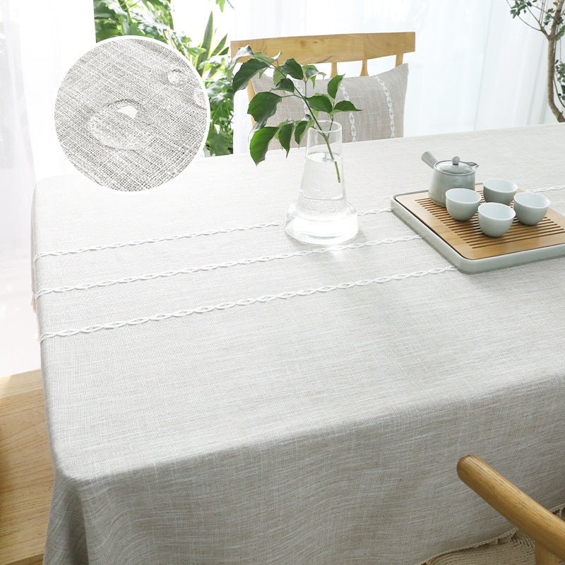 Anti Splash Non Slip Wear Resistant Rectangular Table Cloth
