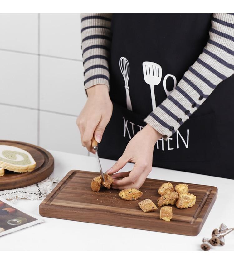 Black Walnut Wood Cutting Board Fruit and Chopping Tray