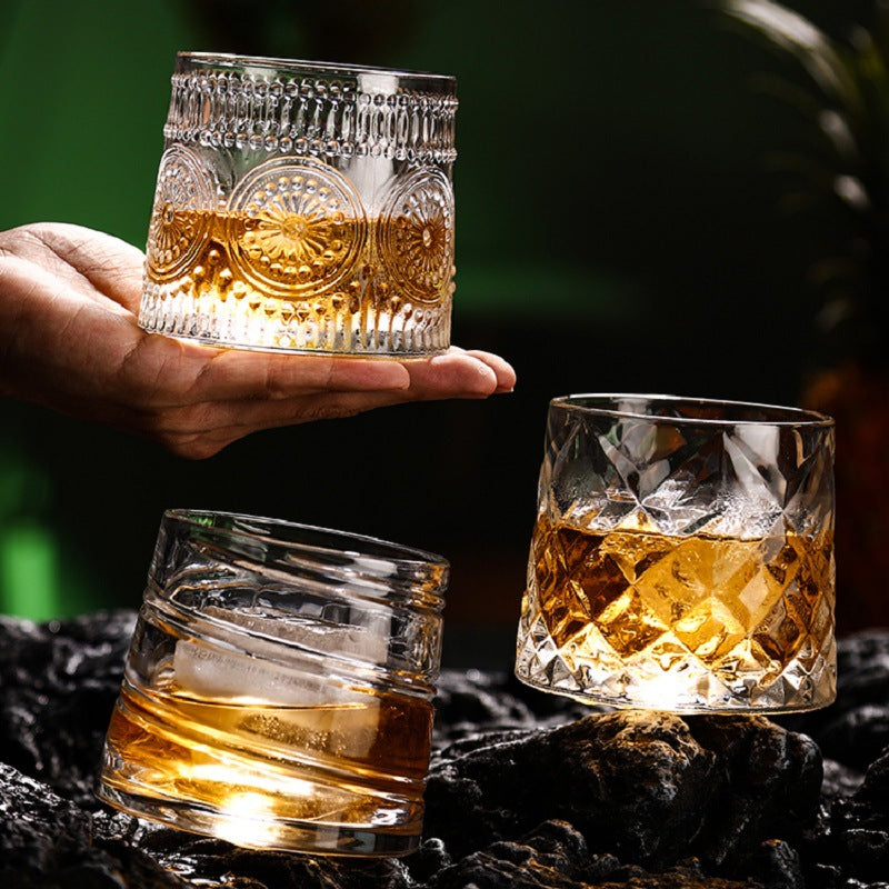 Rotating Crystal Glass