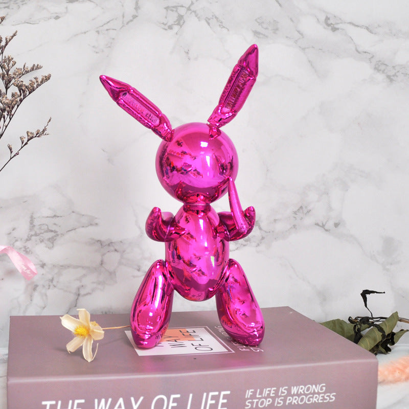 Balloon Rabbit Home Decor Figurine