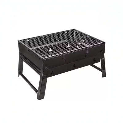 Stainless Steel Folding Charcoal Grill for Skewers