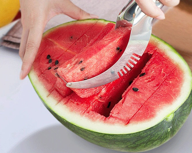 Stainless Steel Fruit Cutter For Watermelon, Melon, And Papaya