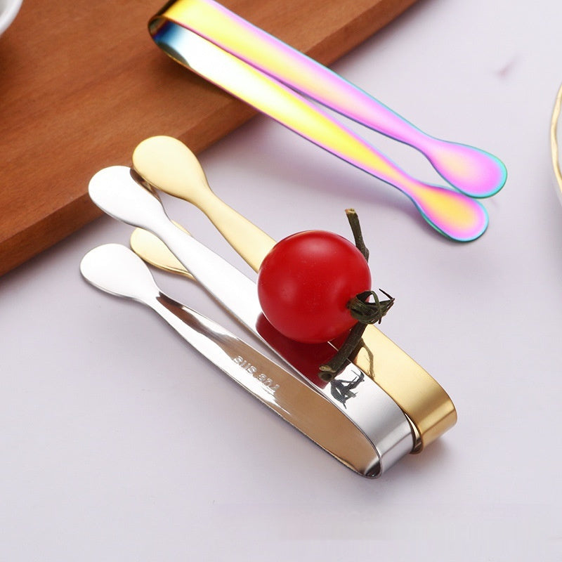 Stainless Steel Sugar Tongs With Thickened Design And No Burrs