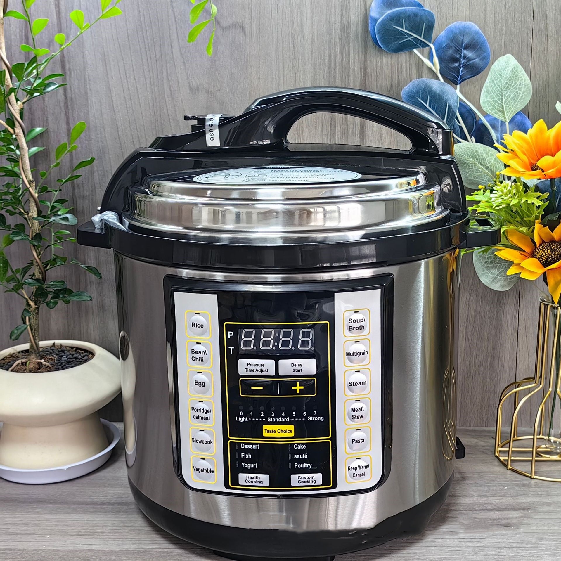1.59 gal Multi Functional Electric Pressure Cooker Large Capacity