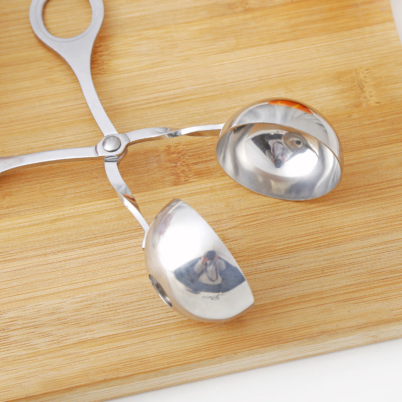 Stainless Steel Meatball Maker Tongs Kitchen Tool