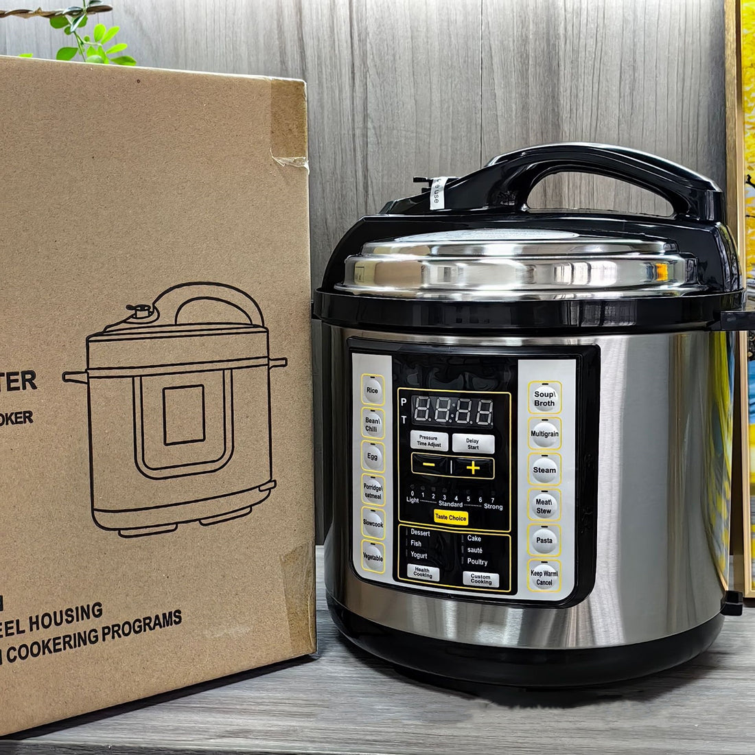 1.59 gal Multi Functional Electric Pressure Cooker Large Capacity