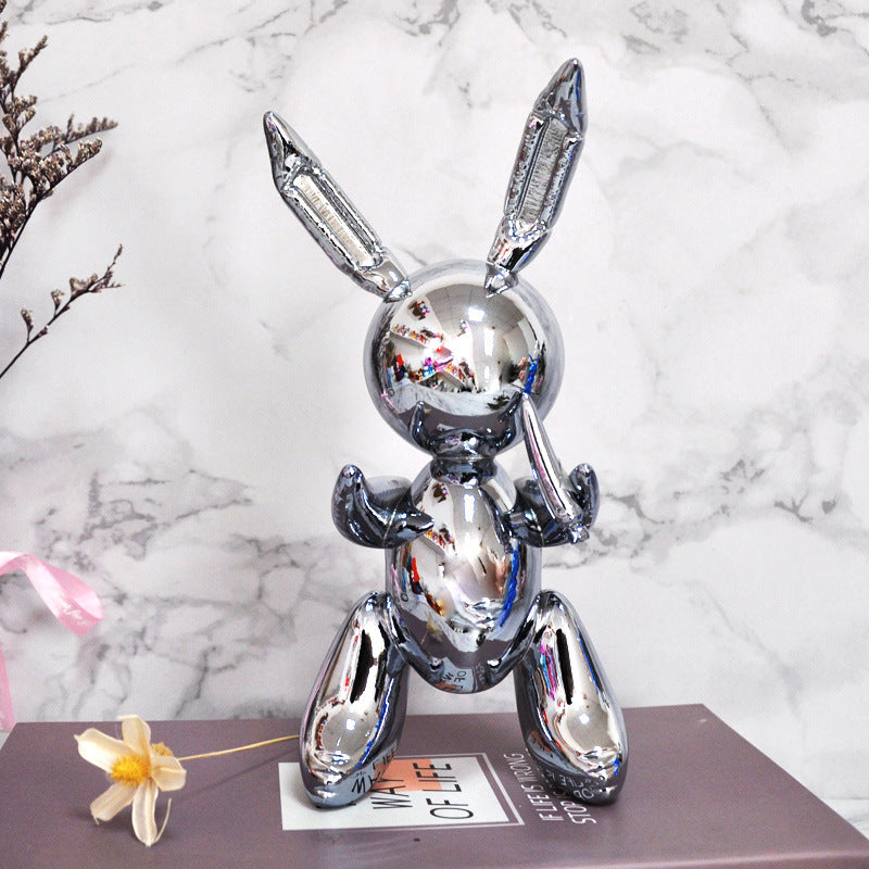 Balloon Rabbit Home Decor Figurine