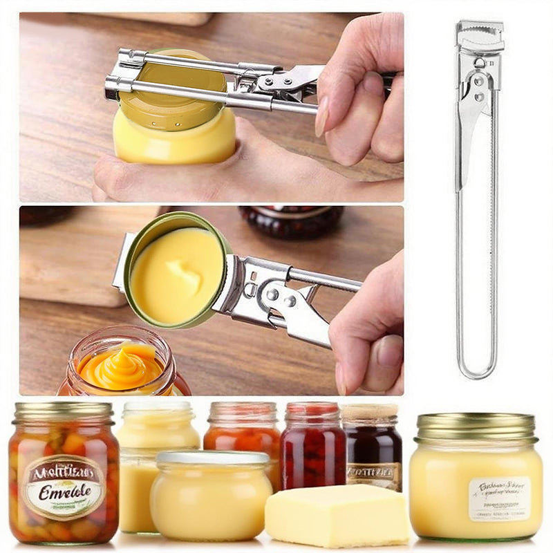Multifunctional Adjustable Jar And Bottle Opener Tool For Seniors