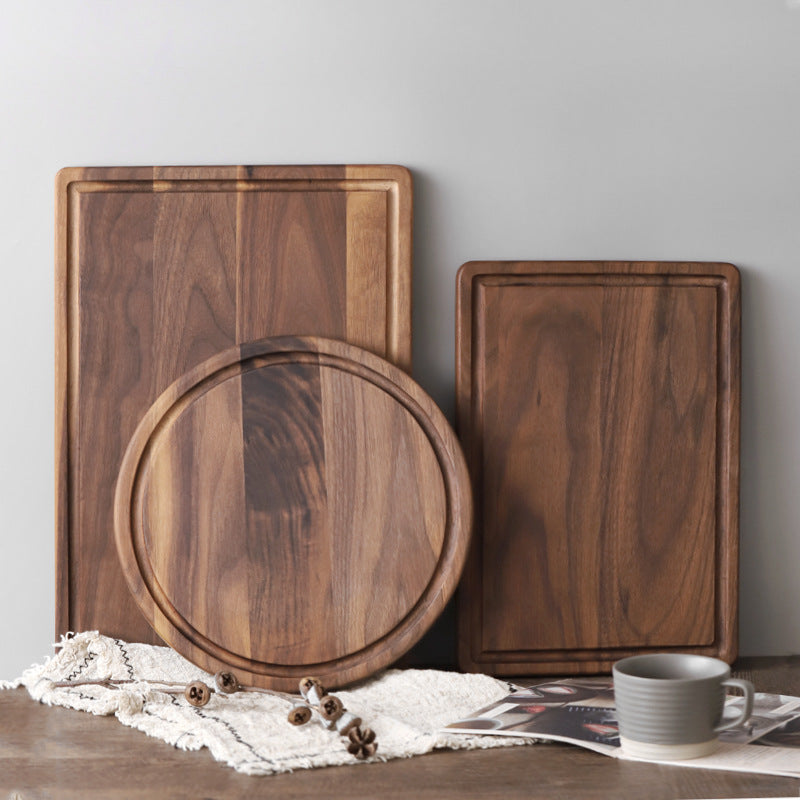 Black Walnut Wood Cutting Board Fruit and Chopping Tray