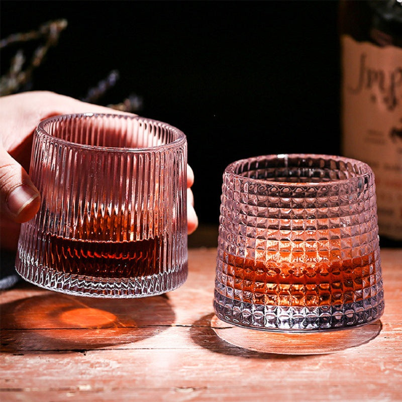 Rotating Crystal Glass