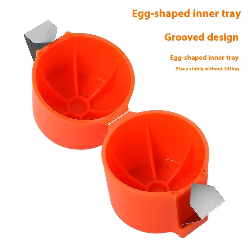 Stainless Steel Egg Shell Opener And Egg Beater Kitchen Tool
