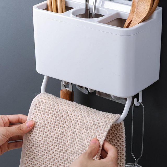 Kitchen Storage Wall Mounted Dish Drain Rack