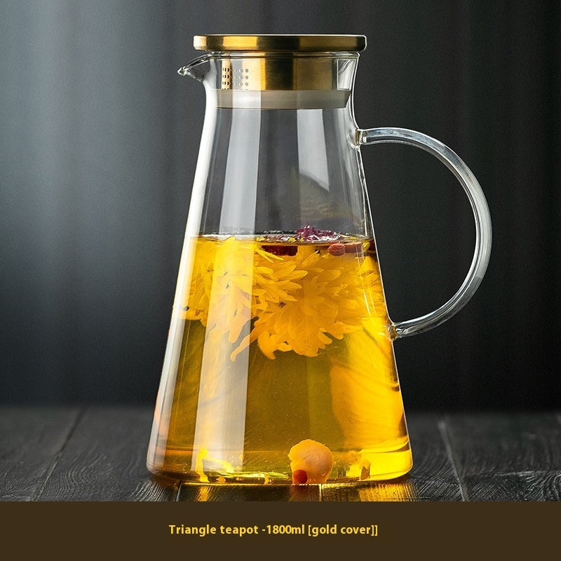 High Temperature Resistant Electric Ceramic Glass Steam Teapot