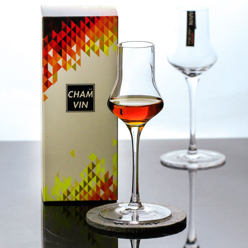Small TOPIN Tall Crystal Glass
