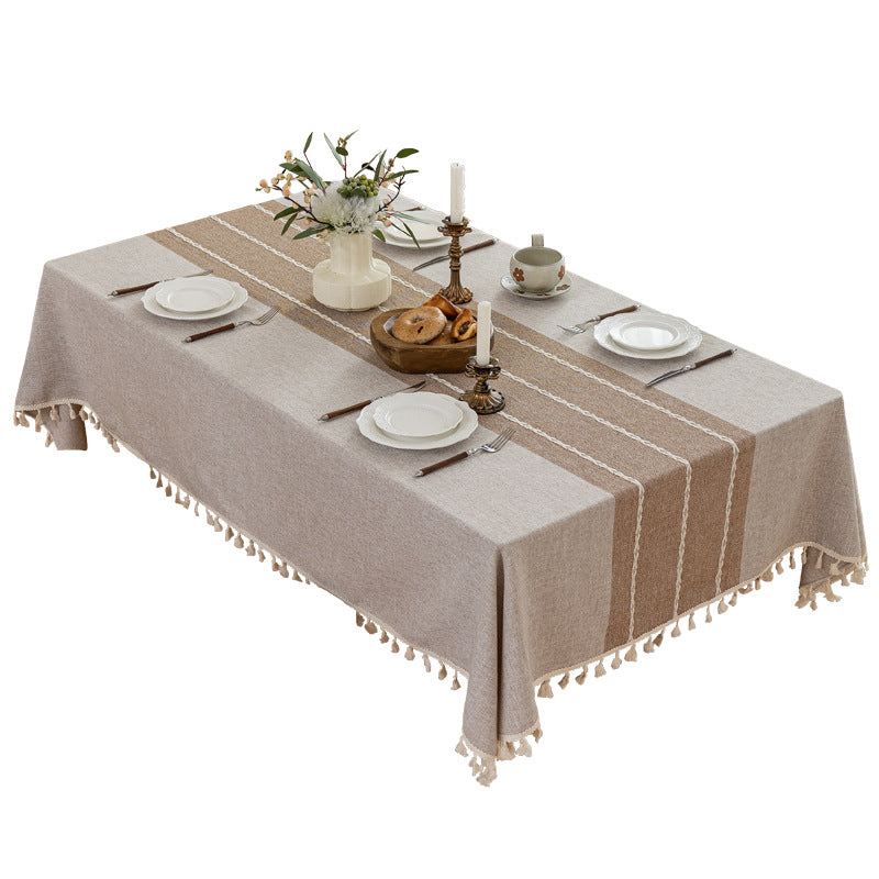 Anti Splash Non Slip Wear Resistant Rectangular Table Cloth
