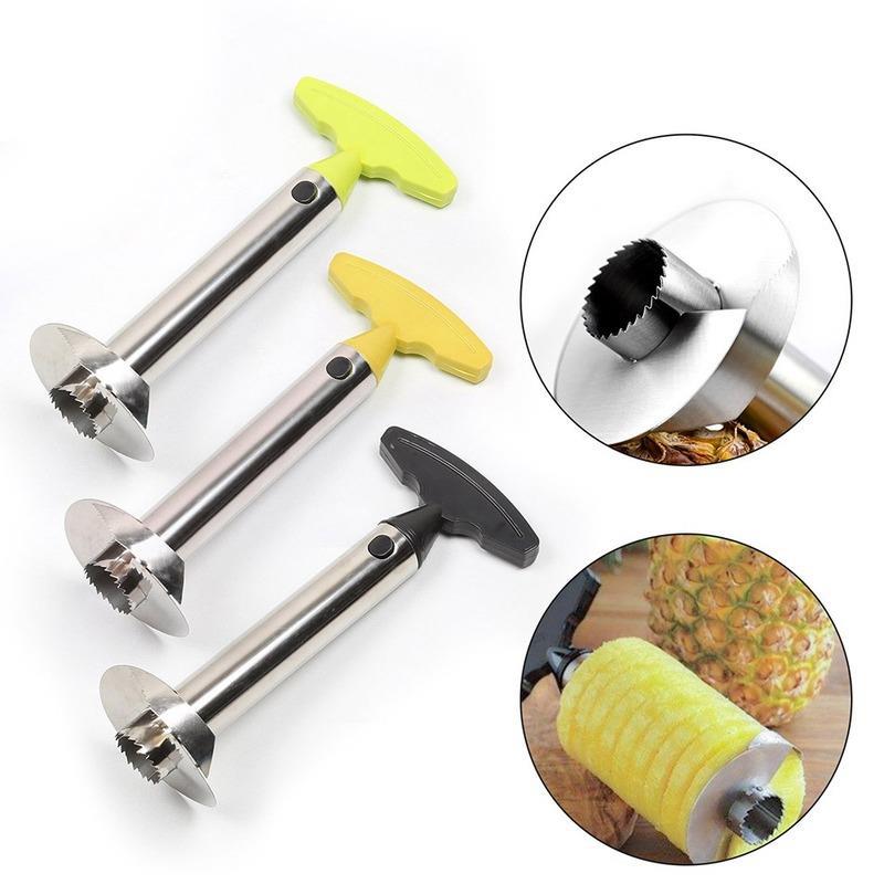 Pineapple Slicer Peeler Cutter Stainless Steel Knife