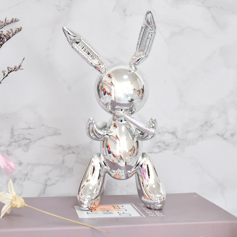 Balloon Rabbit Home Decor Figurine