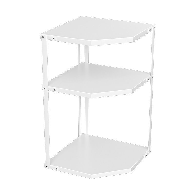 Kitchen Fan-shaped Pot Rack Corner Seasoning Storage
