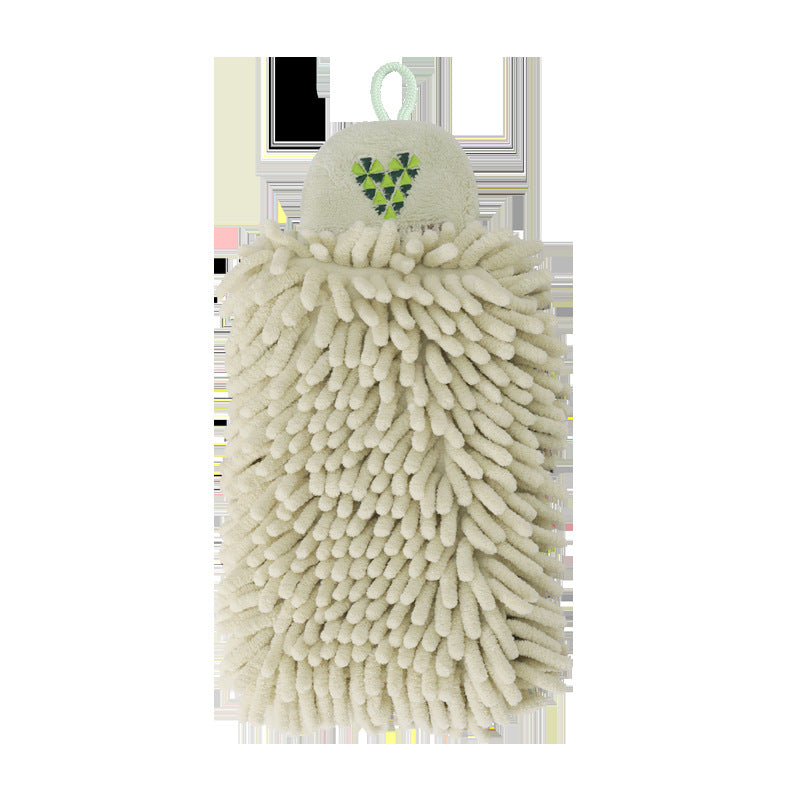Hanging Absorbent Kitchen Towel Chenille Towel