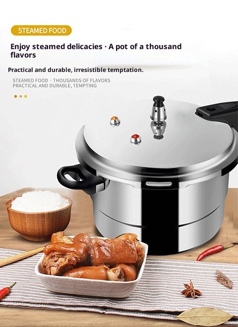 Universal Pressure Cooker for Gas and Induction Use