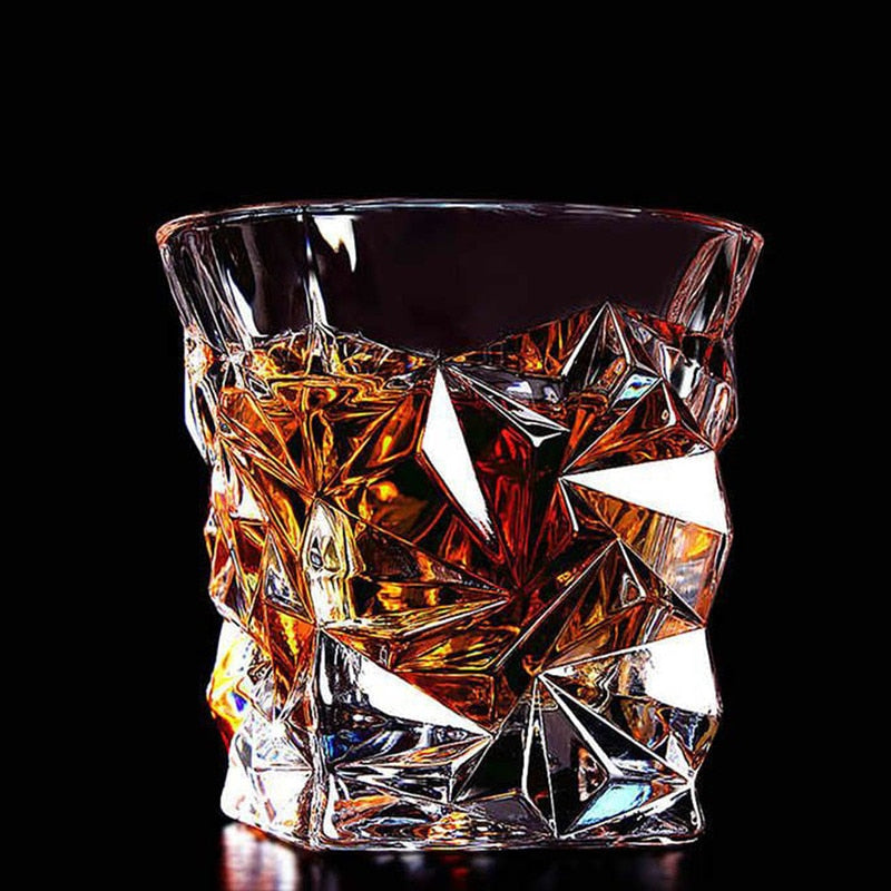 Octagonal Crystal Glass Set