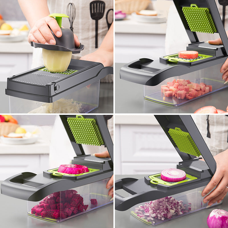 Multifunctional Vegetable Cutter for Home Slicing and Dicing