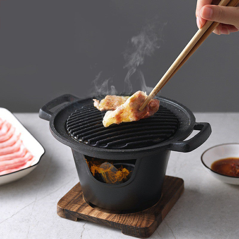 Mini Smokeless Alcohol BBQ Grill for Outdoor and Home Use