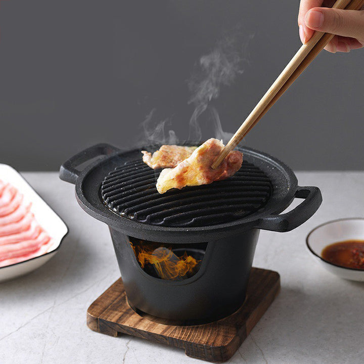 Mini Smokeless Alcohol BBQ Grill for Outdoor and Home Use