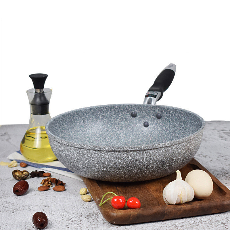 Japanese Maifan Stone Non Stick Wok Pan Large