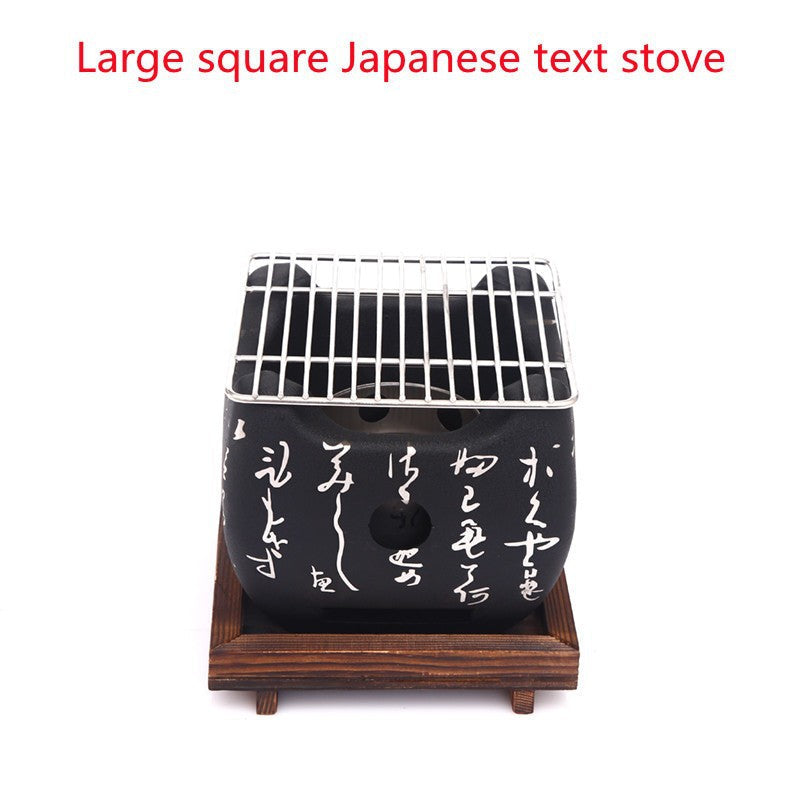 Japanese Mini Smokeless Charcoal Grill for Indoor and Outdoor Use