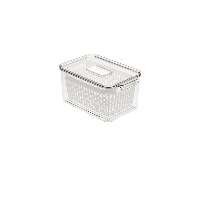 Refrigerator Freezer Storage Box with Lid for Kitchen