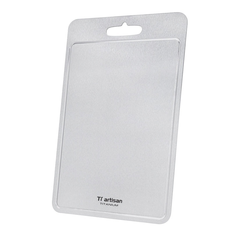 Pure Titanium Thickened Cutting Board with Juice Groove